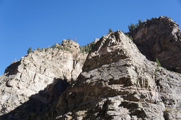 rock in the mountains