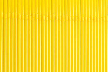 yellow straws bottom of flexible tube for advertising
