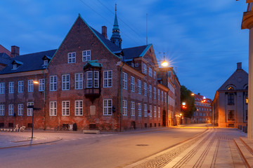 Copenhagen. Old medieval street.