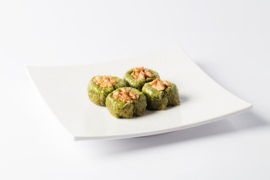 pistachio, walnut baklava