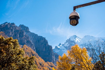 CCTV in natural tourist place