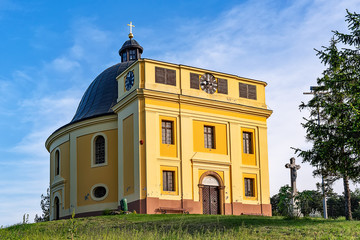 Fototapeta premium Sremski Karlovci, Serbia - May 2, 2018: Peace Chapel where the Treaty of Karlowitz was negotiated in Sremski Karlovci. That was signed on 26 January 1699 concluding the Austro-Ottoman War of 1683–97.