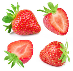 Strawberry isolated on white