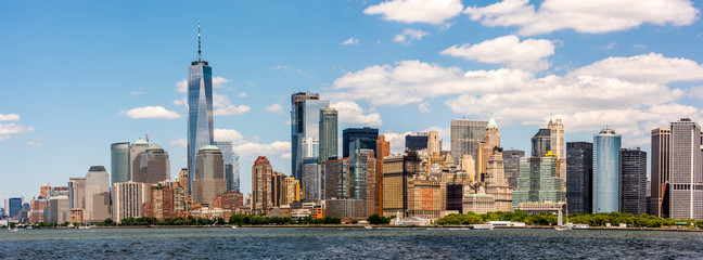 Panoramic of the New York City Skyline