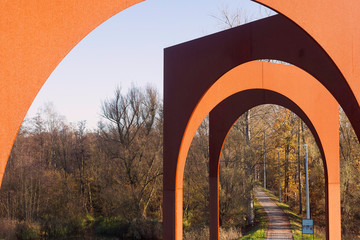 bridge over the river