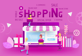Online Shopping Banner