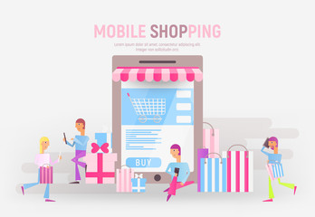 Mobile Shopping Banner