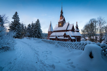 Fototapeta premium Zima w Górnym Harzu