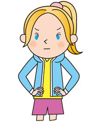 少女海外C  怒る