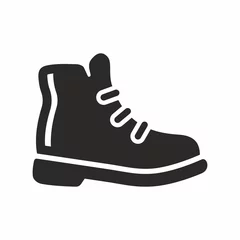 Deurstickers Industrial boot icon © Janis Abolins