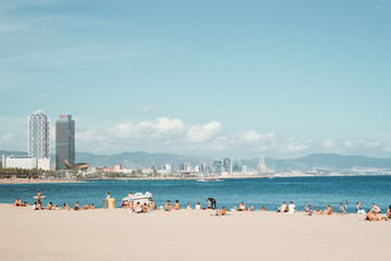 barcelona's beach
