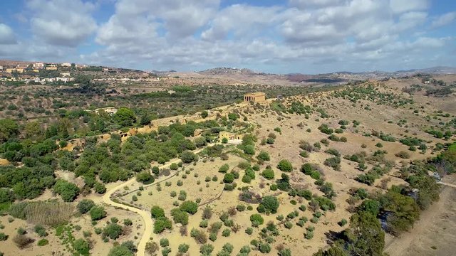Valley of the Temples. An archaeological site in Agrigento (ancient Greek Akragas), Sicily.