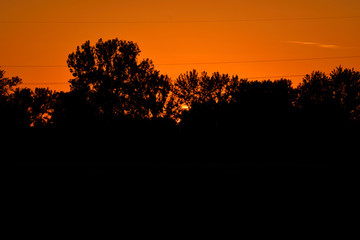 Fototapeta premium sunset and clouds