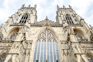 Fototapeta na wymiar Facade of the Cathedral of York