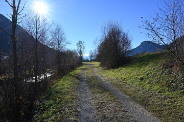 Fototapeta na wymiar Wandern in St. Johann in Tirol