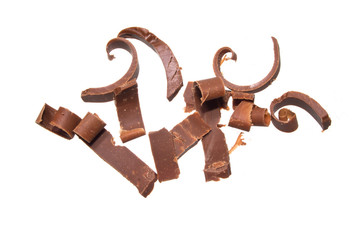 chocolate isolated on white background