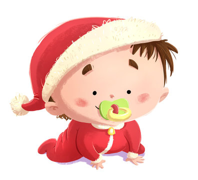 bebe en navidad