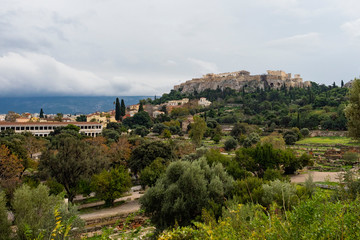 Fototapeta na wymiar Athens Acropolis view