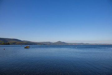 Small boats waiting for the summer