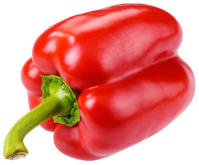 SINGLE RED PEPPER CUT OUT