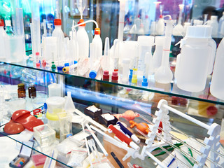 Plastic tubes for testing and analyzing chemicals and drugs