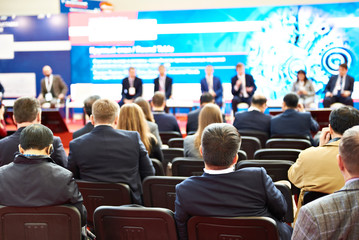 Modern business conference