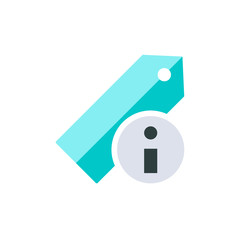 Price Tag icon. Commerce And Shopping. Information  Shopping Label sign. Price Info