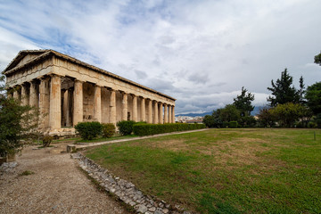 Fototapeta na wymiar Hephaestus temple in Athens