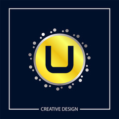 Initial Letter U Logo Template Vector Design