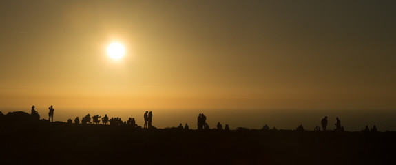Fototapeta na wymiar Sunset in Sagres, Portugal