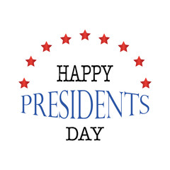 Obraz na płótnie Canvas Happy Presidents day