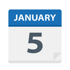 January 5 - Calendar Icon