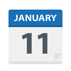 January 11 - Calendar Icon