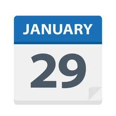 January 29 - Calendar Icon