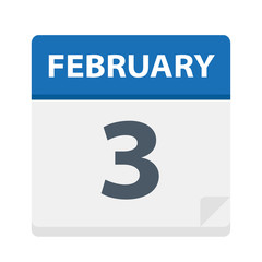 February 3 - Calendar Icon