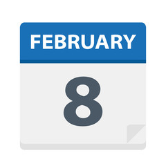 February 8 - Calendar Icon