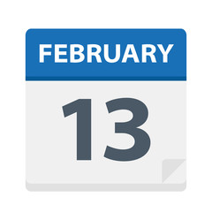 February 13 - Calendar Icon