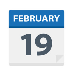 February 19 - Calendar Icon