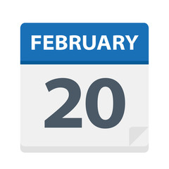 February 20 - Calendar Icon