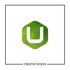 Initial Letter U Logo Template Vector Design