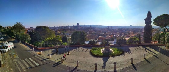 Rooftop view of Rome, Italy