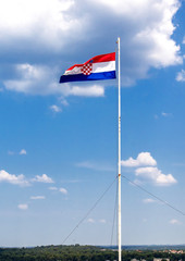 Flag in the wind, Flag of Croatia