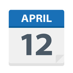 April 12 - Calendar Icon