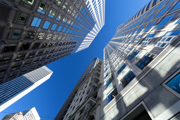Fototapeta na wymiar San Francisco, USA - Skyscrapers, Financial district