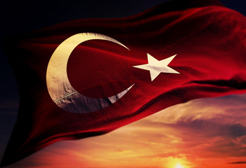 Obraz premium Turkish Flag, Turkey, Flag Design - illustration