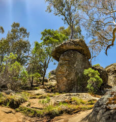 Hanging rock-a mystical place in Australia, Victoria