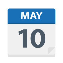 May 10 - Calendar Icon