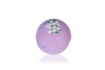 bomb for a bath, isolated on white background
