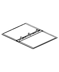 3d model of notebook on a white