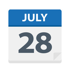 July 28 - Calendar Icon